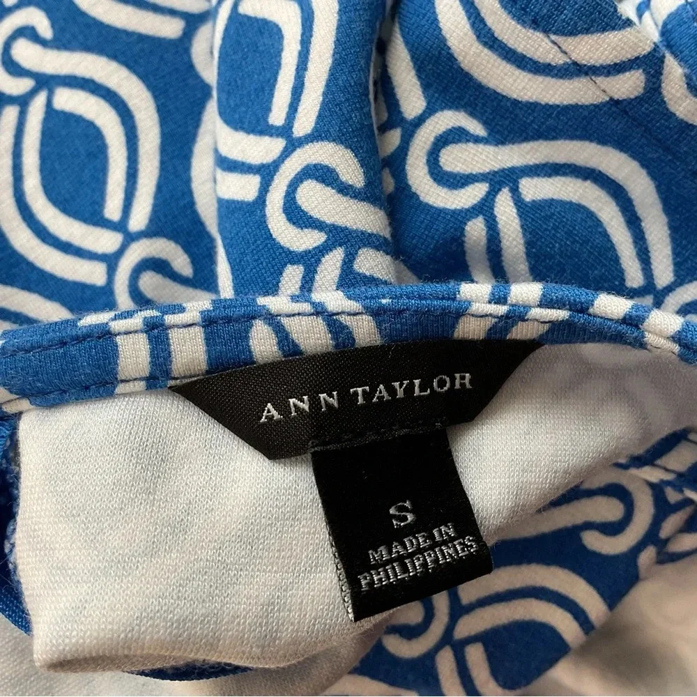 Ann Taylor Chain Print Sleeveless Dress Womens Size Small‎